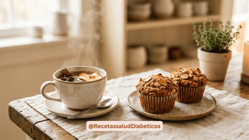 infusion aromatica y preparacion casera baja en indice glucemico para el desayuno